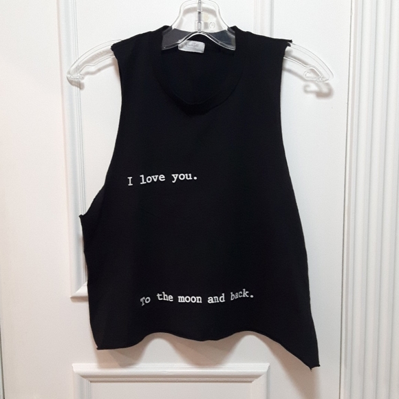 Brandy I love you to the moon and back tank top